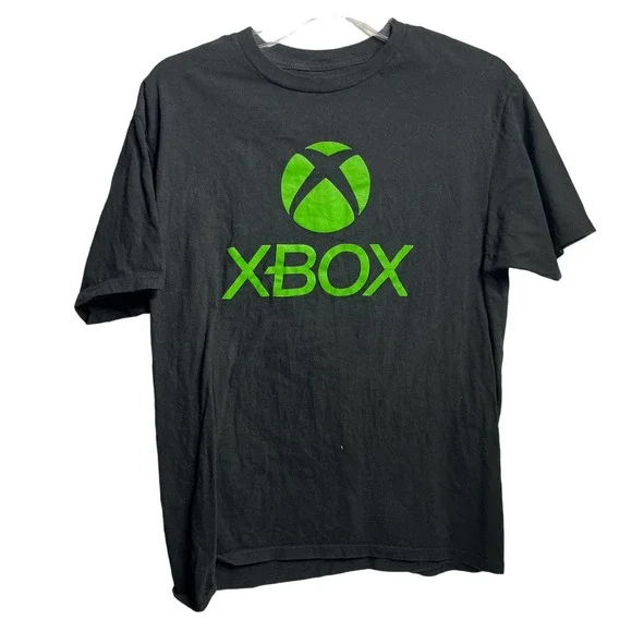 Xbox Shirts Xbox Original Classic Logo Black T Shirt Size